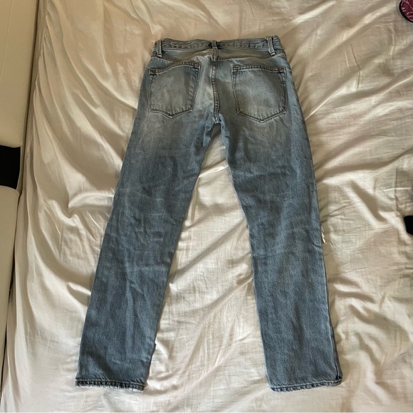 GAP BLUE DISTRESSED SEXY BOYFRIEND JEANS - Picture 2 of 3
